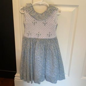 Girl smocked dress. Never worn.